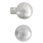 Dauby meubelknop - Pure PT-25 - mat wit brons - 25 mm
