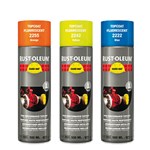 Rust-Oleum deklaag fluorescerend - Hard Hat - rood - mat - 0.5l - spuitbus