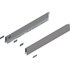 Blum MERIVOBOX zijkant N-hoogte, R+L, 550mm Kleur: indium grijs