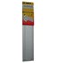 Deltafix brievenbustochtplaat - met klep - 340x83 mm - wit