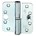 BSW veiligheids kogelstiftpaumelle - SKG*** afgerond - gezet - 89x89x3mm - v-rd bb 810 gv - draairichting 2