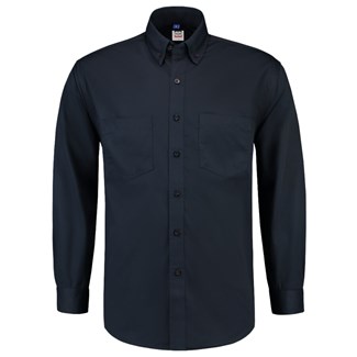 Tricorp Casual 701004 werkhemd lange mouw basis marine blauw maat  XXL