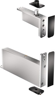 FritsJurgens taatsdeurset - System M+ 40 mm - Klasse D - rechthoekig - zwart