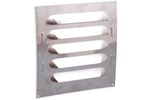Nedco groot schoepenrooster alu. 250 x 250 mm hoog