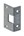 Nemef hoeksluitplaat tbv espagnolet 13x13 13v13vp