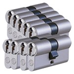 CES dubbele cilinder - 810 SKG2 - 30-30mm -  set [9x] gelijksluitend