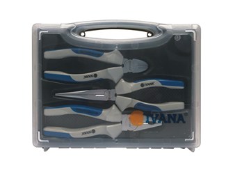 Ivana tangenset 3-delig - combinatie/telefoon/ en zijsnijtang - in koffer