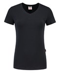 Tricorp dames T-shirt V-hals 190 grams - Casual - 101008 - marine blauw - maat XXL