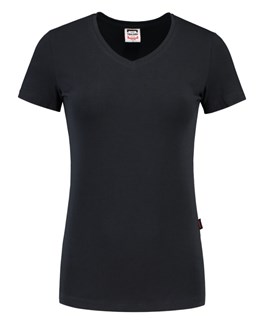 Tricorp dames T-shirt V-hals 190 grams - Casual - 101008 - marine blauw - maat XXL
