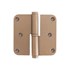 Dauby paumelle PRE33 Ruw brons 80x80 "Links"