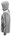 Snickers Workwear fleece hoodie - 8041 - Flexiwork - grijs/zwart - maat S
