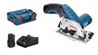 Bosch accu cirkelzaag - GKS 12V-26 - 12V - 2x3.0 Ah accu en snellader - in L-BOXX