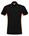 Tricorp Workwear 202002 Bi-Color unisex poloshirt Zwart Oranje XL