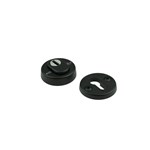 AMI veiligheids cilinderrozetten rond - SKG*** met kerntrekbeveiliging - deurdikte 38/42mm - zwart - 739705