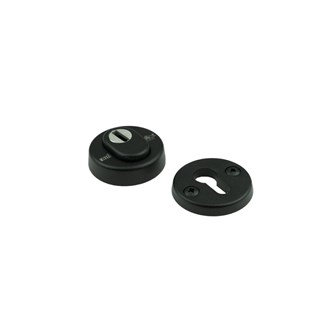 AMI veiligheids cilinderrozetten rond - SKG*** met kerntrekbeveiliging - deurdikte 38/42mm - zwart - 739705