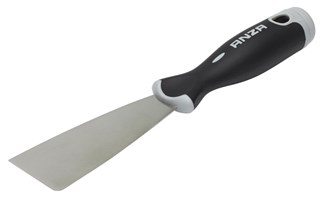 ANZA professionele RVS plamuurmessen met softgrip