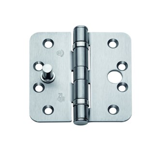 BSW veiligheids kogellagerscharnier - V-RD-BB 803 GV - 89x89x3 mm - gegalvaniseerd afgerond
