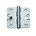 BSW veiligheids kogellagerscharnier - V-RD-BB 803 GV - 89x89x3 mm - gegalvaniseerd afgerond