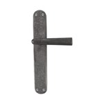 Dauby deurkruk op schild - Pure PH1925+ / P40 - ruw metaal - blind