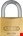 ABUS cilinder hangslot 65/50 - 50mm - gelijksluitend op nr. KA0506