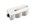 Cabineo 8 frameverbinder voor tussenwanden wit - 500 st