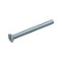 Hoenderdaal metaalschroef [200x] - VZ - platkop - zaagsnede - M4x8mm