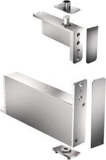 FritsJurgens taatsdeurset - System M+ 40 mm - Klasse F - Flush rechthoekig - RVS