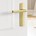 AXA deurkruk Milan met schild Curve goud