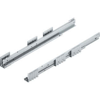 Blum MERIVOBOX 70kg  Corpusprofielset L+R, 600mm,  BLUMOTION/TIP-ON BLUMOTION  Kleur: verzinkt