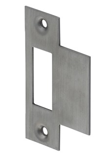 Nemef sluitplaat rechthoekig P1255/17/T RVS - korte lip