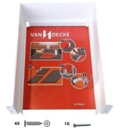 Blum V1 set sifonkap,  voor MERIVOBOX, voor uitsparing 160mm met rug M,  inclusief rode zaagmal, inclusief benodigde schroeven,  kleur zijdewit