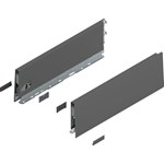 Blum MERIVOBOX zijkant K-hoogte, R+L, 400mm Kleur: orion grijs