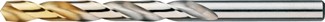 Phantom HSS spiraalboren DIN 338 TiN-tip- Artikelgroep 11.451