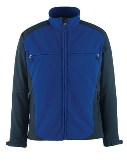 Mascot jack - Dresden - drielaags softshell - korenblauw / marine - maat M - 12002-149-11010