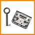 JuNie meubelslot opleg - 704 - 15 mm