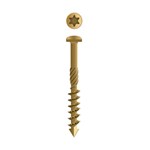 Dynaplus gevelschroef [200x] - AR-BRONZE - cillinderkop - TX-15 - 4.0x60/30mm