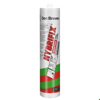 Zwaluw Hybrifix universele hybride lijm en kit - 290 ml koker - wit