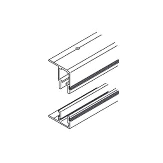 Hawa-Multifold 30 rails (2x2.5m alum./alum.) 15026