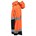Tricorp softshell jack - Bi-color - Safety - 403007 - fluor oranje/marine blauw - maat XL