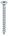 HECO TOPIX-plus schroeven - platkop verzinkt - 4x16 mm - PZ2 - voldraad - 200 st