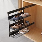 Menage confort Chic Line set uittrekframe 65x50cm antraciet 3-nivo's rechts