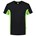 Tricorp T-shirt Bi-Color - Workwear - 102002 - zwart/limoen groen - maat S