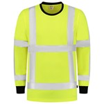 Tricorp 103002 T-Shirt RWS Birdseye lange mouw - Fluor Geel - maat 4XL