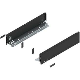 blum LEGRABOX zijkant L+R  M-hoogte, 400mm Kleur: carbon zwart