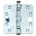 BSW veiligheids kogellagerscharnier - V-RD-BB 803 GV - 89x89x3 mm - gegalvaniseerd afgerond
