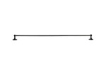 Dauby houder + 2 eindsteunen - Pure Plus - verouderd ijzer zwart - 1000 mm