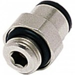 Legris - inschroefkoppeling - recht - 4 mm x 1/4" - BSPP - 3101 04 13