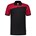 Tricorp Workwear 202006 Bicolor Naden unisex poloshirt Zwart Rood L