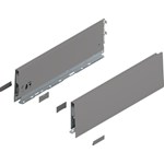 Blum MERIVOBOX zijkant K-hoogte, R+L, 400mm Kleur: indium grijs