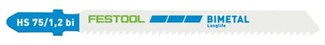 Festool decoupeerzaagblad - HS - 75 mm - 1,2 mm - 5 stuk - 204270